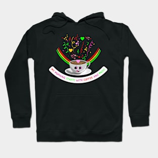 Coffee and music Hoodie